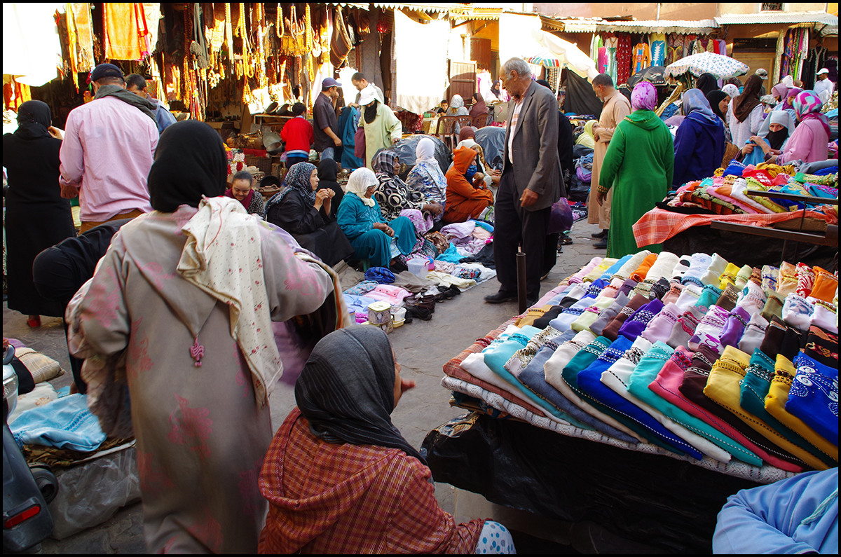 The streets of the Marrakesh Medina are narrow, crowded, and alive with energy