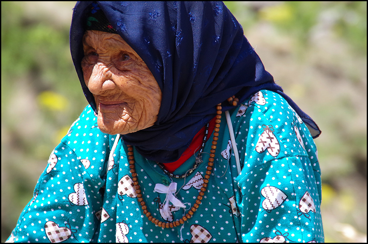 Berber woman in the Atlas Mountains of Morocco