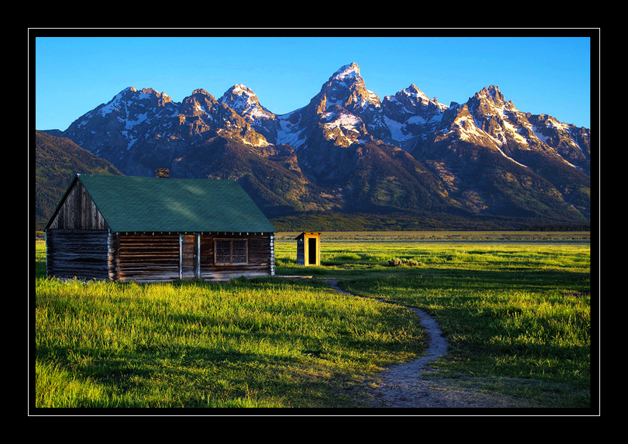 Cabin in the Teton Mountains