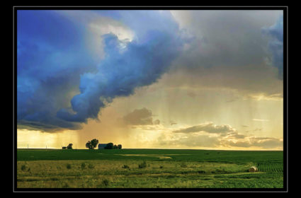 Summer Storm over Plains of Iowa